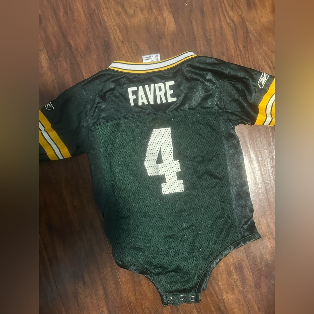 Reebok nfl toddlers greenbay fayre one piece jersey